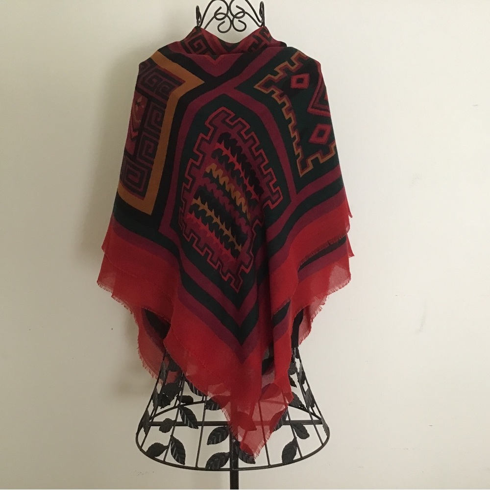 Oversized scarf shawl.